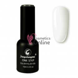 Oja semipermanenta FSM, ONE STEP Color UV/LED 10ml Cod 262 Milky 
